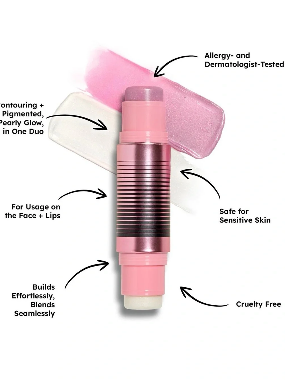 Dibs GlowTour Duo pH Blush + Contour Stick Aura